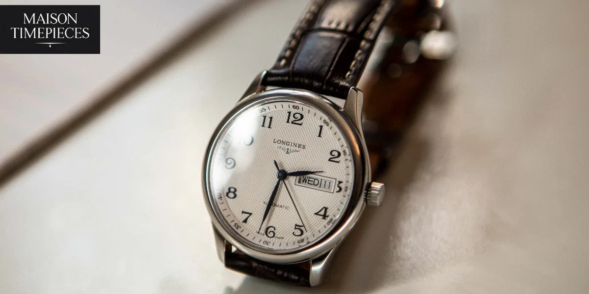 “Close-up of a Police-style chronograph watch with luminous markers and polished bezel”