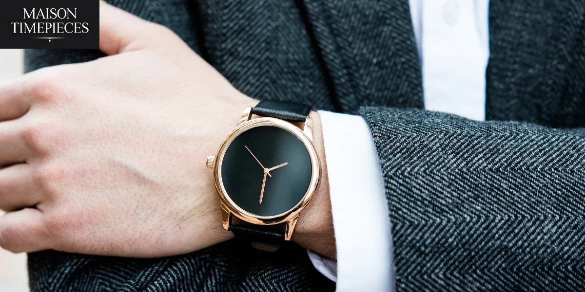 Bell and Ross watch guide featuring elegant Swiss timepiece styled by Maison Timepieces