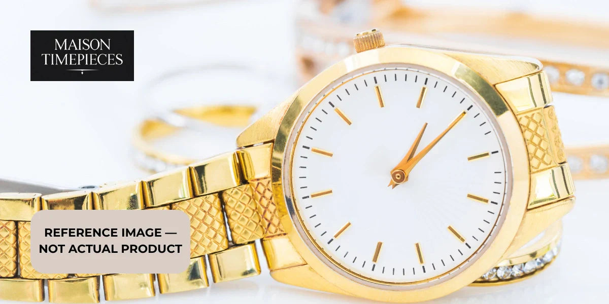 Cartier Baignoire Watch Singapore luxury gold oval watch with minimalist white dial and bracelet
