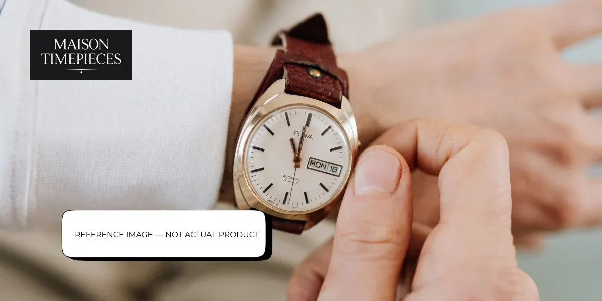 Cartier Santos style luxury watch worn on wrist showcasing classic square case design