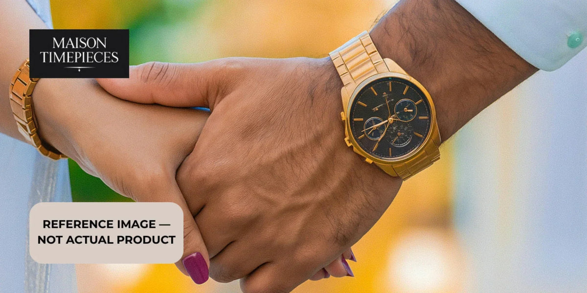 Cartier Tank Américaine style gold watch worn on wrist lifestyle shot Singapore luxury watch guide 