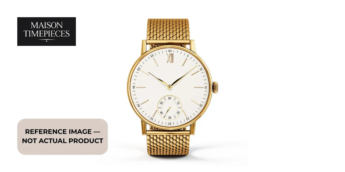 Cartier Tank Française style gold watch with white dial and metal bracelet Singapore luxury watch guide 
