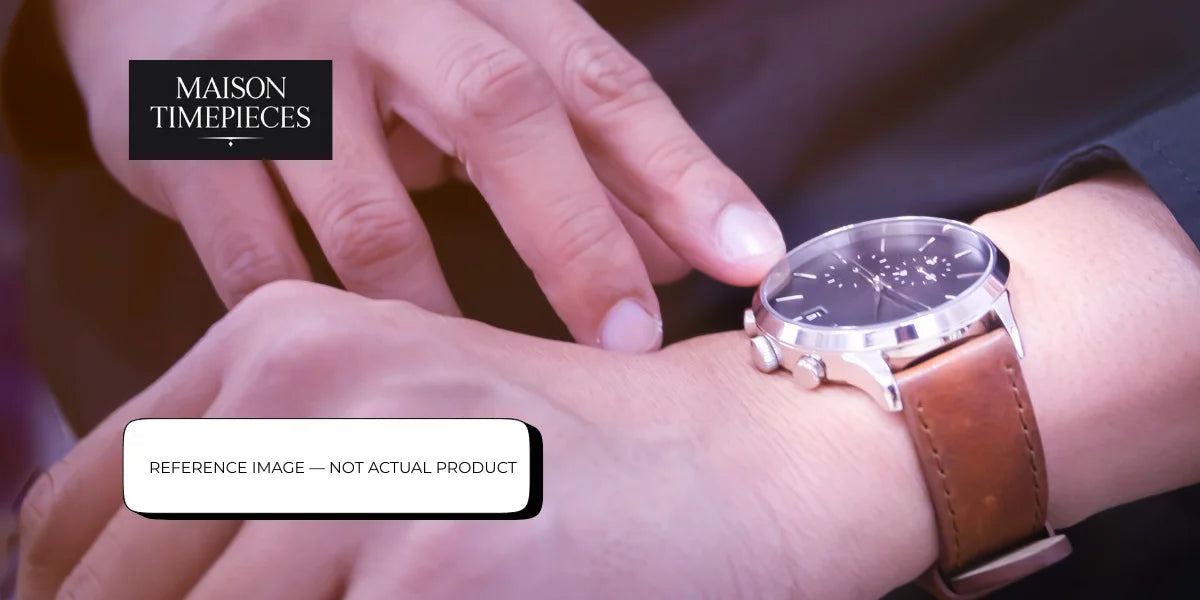 Christophe Claret Swiss haute horlogerie watch worn on wrist showcasing refined craftsmanship in Singapore