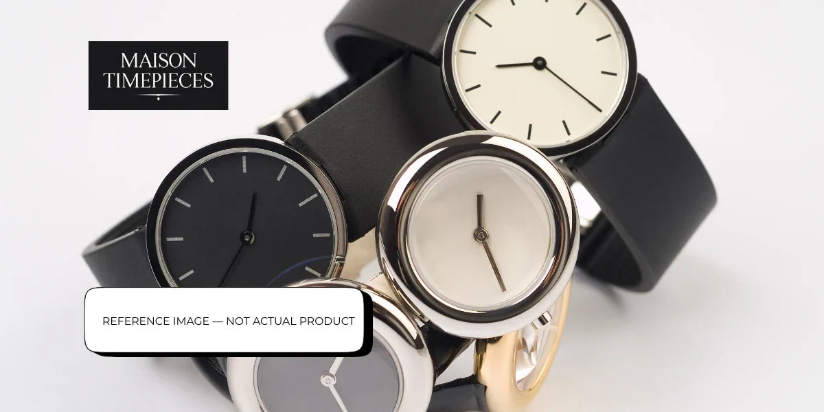 Cyrus Swiss watches showcasing minimalist dial design and modern craftsmanship in Singapore