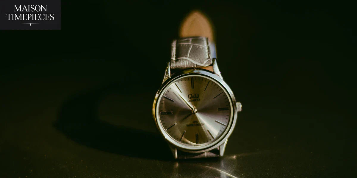 Frederique Constant watch guide showing elegant Swiss luxury timepiece by Maison Timepieces