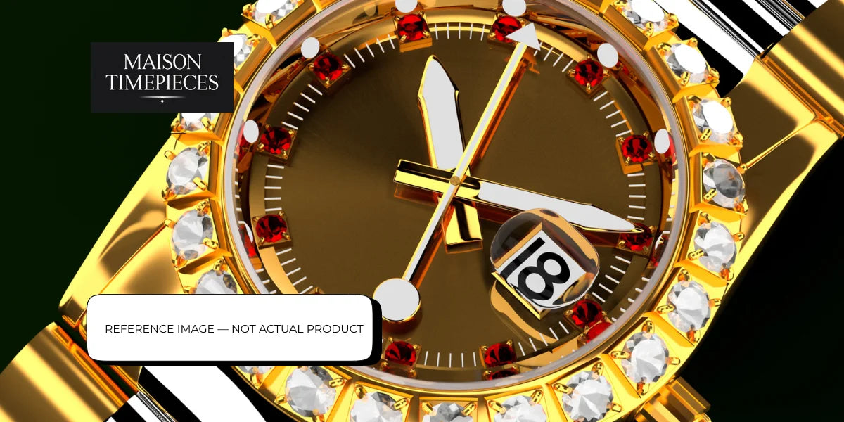 Greubel Forsey Swiss haute horlogerie watch with intricate gold case and refined dial craftsmanship in Singapore