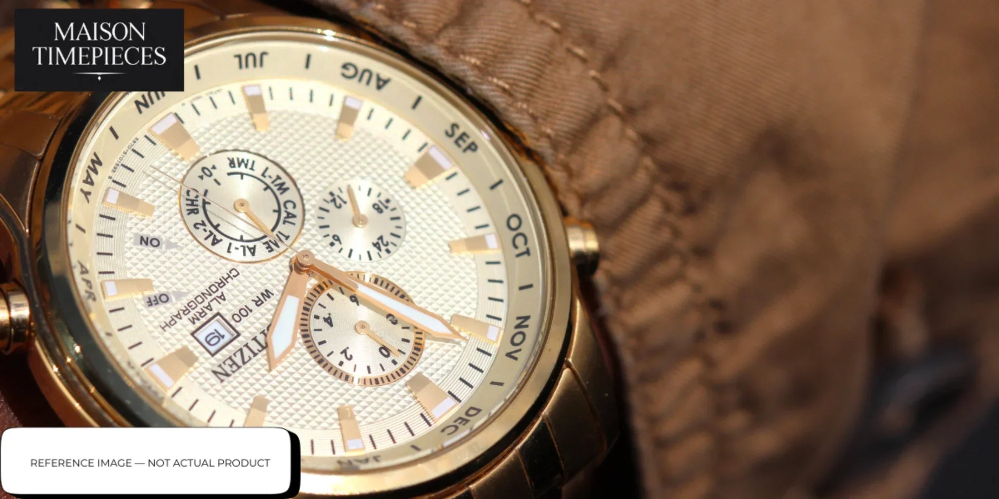 luxury chronograph watch close up gold case detailed dial subdials leather strap singapore watch ownership cost servicing maintenance guide 