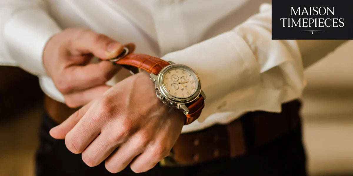 Premium Seiko men’s watches displayed in a luxury case — featuring gold, black, and stainless steel finishes, perfect for collectors in Singapore