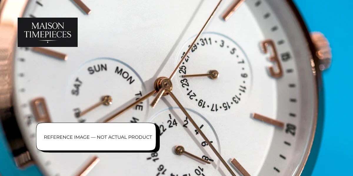 Nomos Glashütte watch reference image showcasing Bauhaus dial design and German craftsmanship for Singapore watch guide