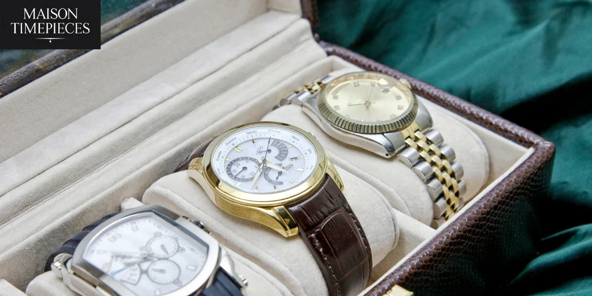 Panerai watch Singapore luxury timepiece on wrist in elegant watch box