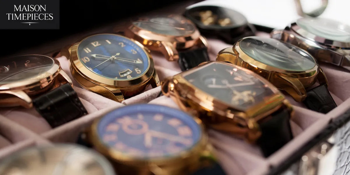 Luxury watches in Singapore collection box - Maison Timepieces